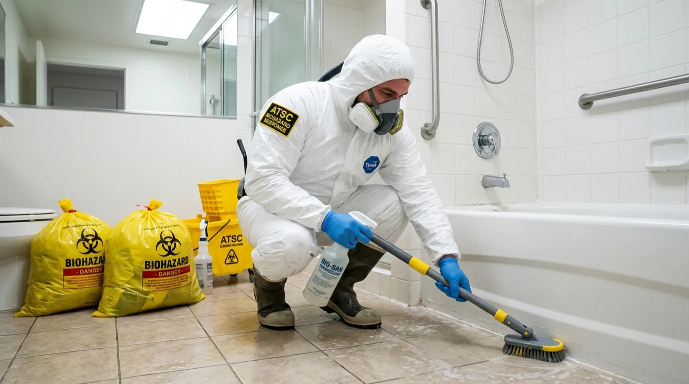 Decontamination equipment deployed for Blood Cleanup in Rialto